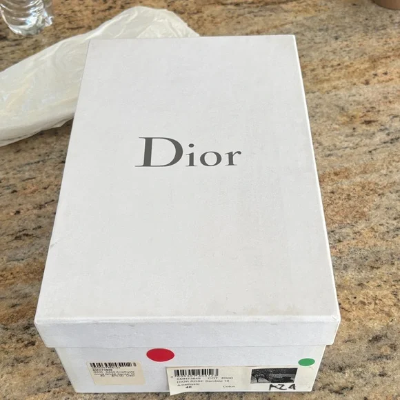 Dior Purple Heels with Floral Accent - Picture 3 of 3